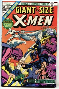 GIANT-SIZE X-MEN #2 1975-Sentinels-Marvel comic book