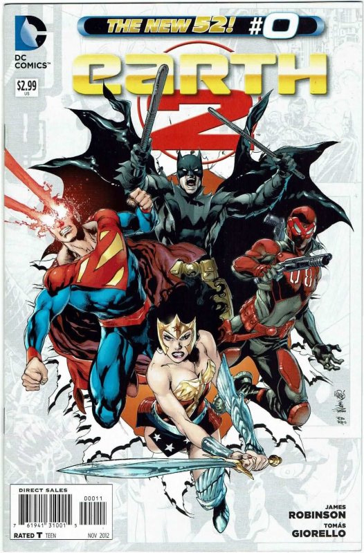 Earth 2 #0 The New 52! VF+