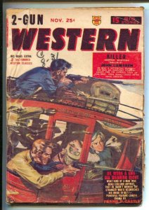 2-Gun Western Vol. 2 11/1954-Norman Saunders cover art-Rio Kid appears-Tools ...