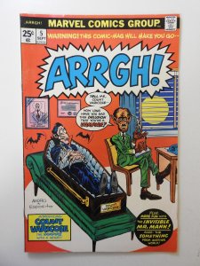 Arrgh! #5 (1975) FN- Condition!