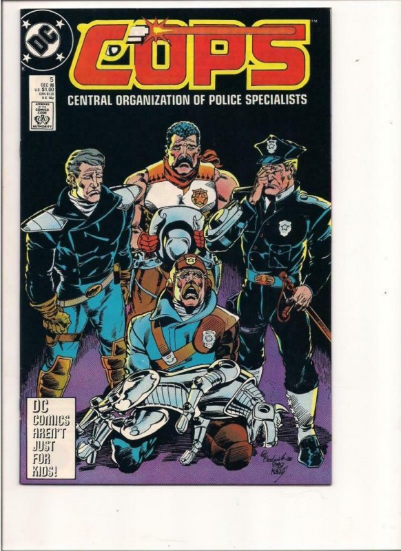 COPS #5, VF/NM, Law, Bad Guys, DC, 1988