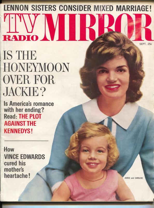 TV Radio Mirror-Jackie Kennedy-Fred MacMurray-Eddie Fisher-Frank Sinatra-Sept-19