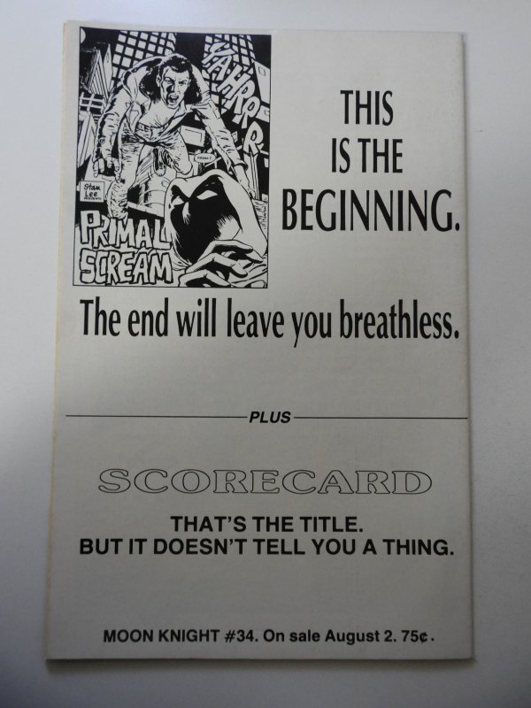 Moon Knight #33 (1983) FN/VF Condition