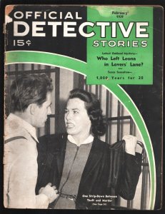 Official Detective Stories 2/1939-How To Be A Detective-Lover's Lane Death-My...