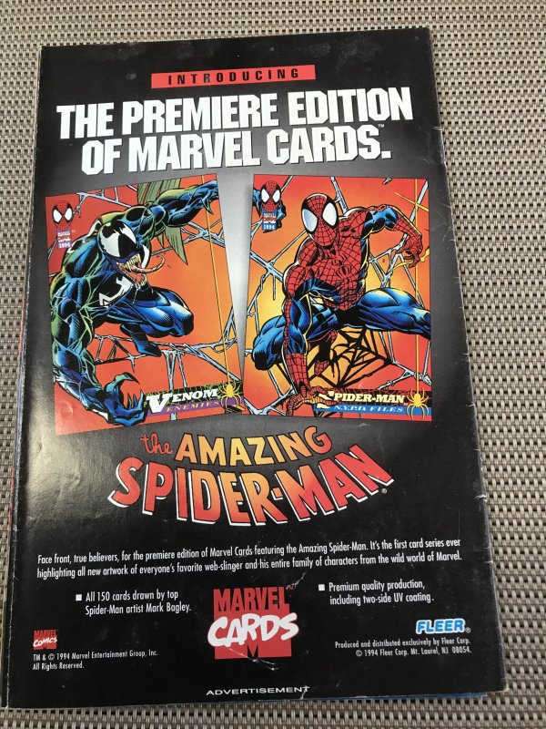 CABLE #12 newsstand : Marvel comics June 1994 VG; Senyaka, Scott Loboell art