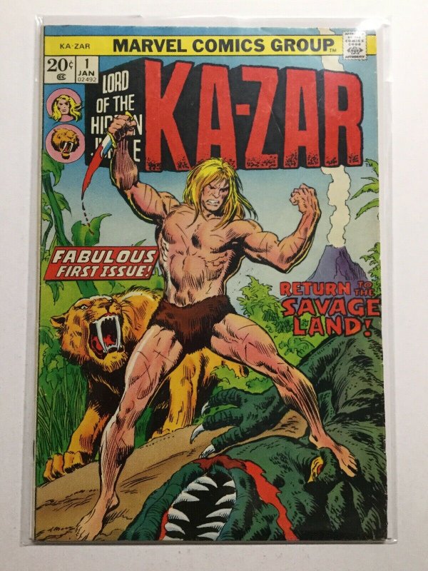 Ka-Zar 1 Very Good/ Fine Vg/Fn 5.0 Marvel