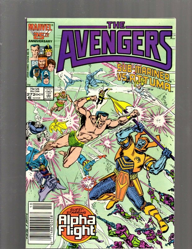 12 The Avengers Comics #259 261 262 263 264 265 266 267 269 270 271 272 GB2