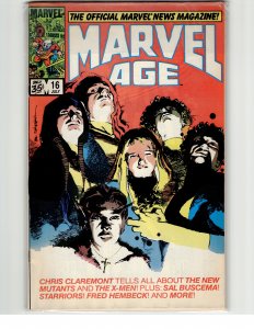Marvel Age #16 (1984) Black Dragon