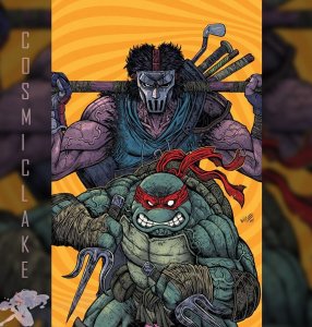 TMNT TEENAGE MUTANT NINJA TURTLES RAPHAEL #1 WOLF CON VARIANT LE 500 PRE 3/12☪