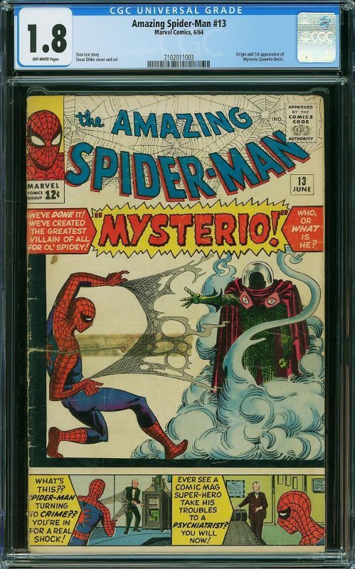 The Amazing Spider-Man #13 (1964) CGC 1.8