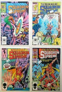 Squadron Supreme Lot of 4 #3, 5, 7, 8 (1985) Marvel Comics 1st Print Comic Books