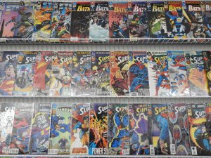 Huge Lot 140+ Comics W/Batman, Superman, Bloodlines+ Avg VF+ Condition!!