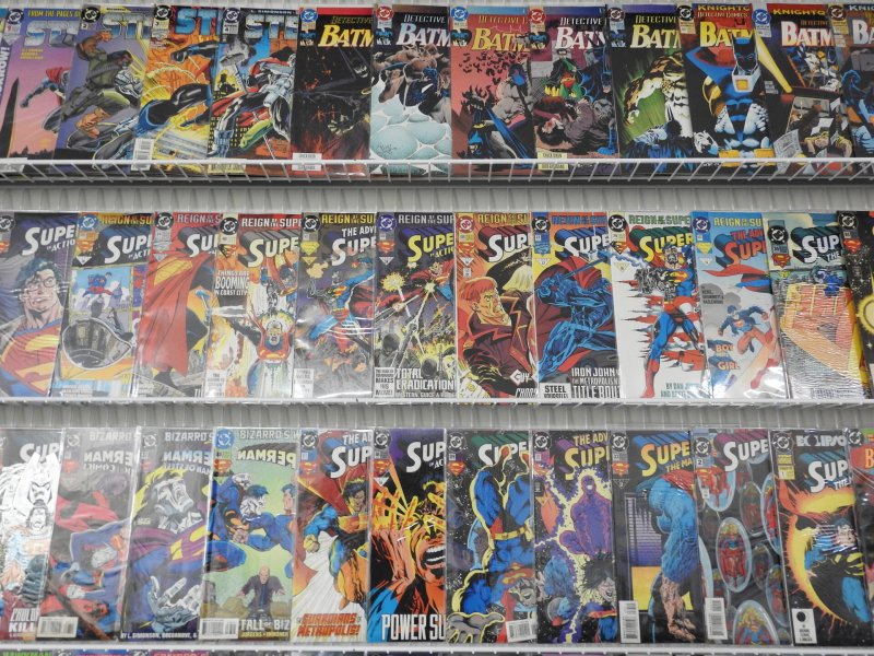 Huge Lot 140+ Comics W/Batman, Superman, Bloodlines+ Avg VF+ Condition!!