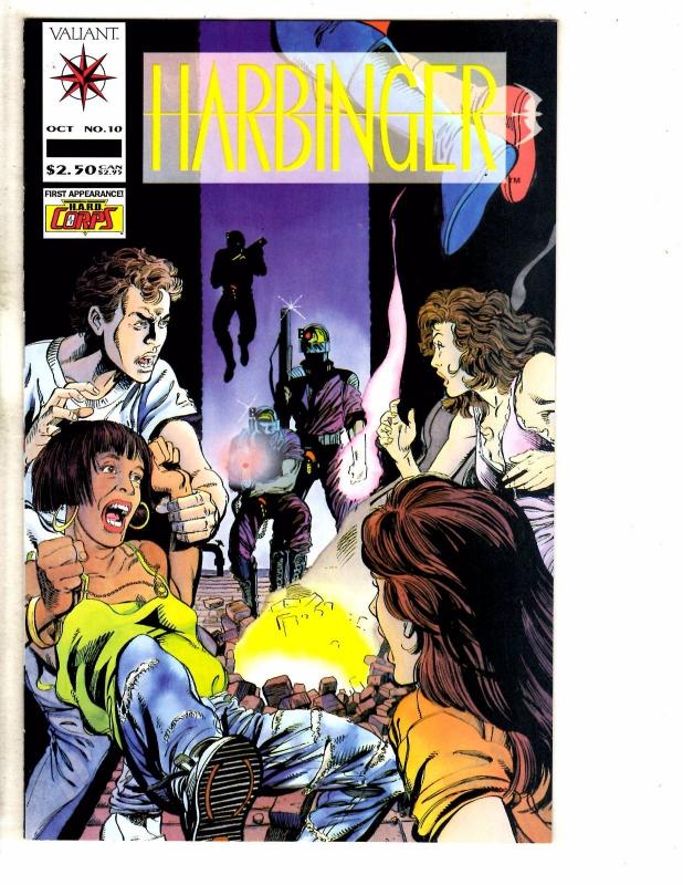 Harbinger #10 VF-NM Range Valiant Comic Book 1st Hard Corps Appearance 1992 J256