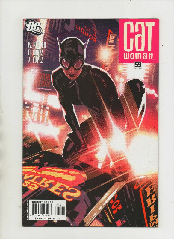 Catwoman #59 - Adam Hughes Cover Film Freak - (Grade 9.2) 2006 