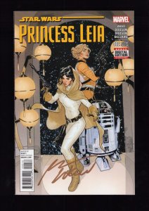 Star Wars: Princess Leia #2 Second Print Cover SIGNED (8.5) 2015