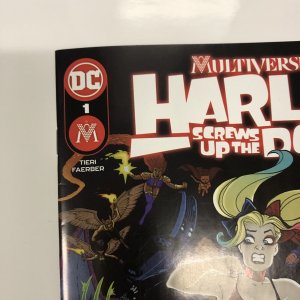 Harley Screws Up The DCU  (2013) # 1 (NM) Variant Edition • Signed Tieri