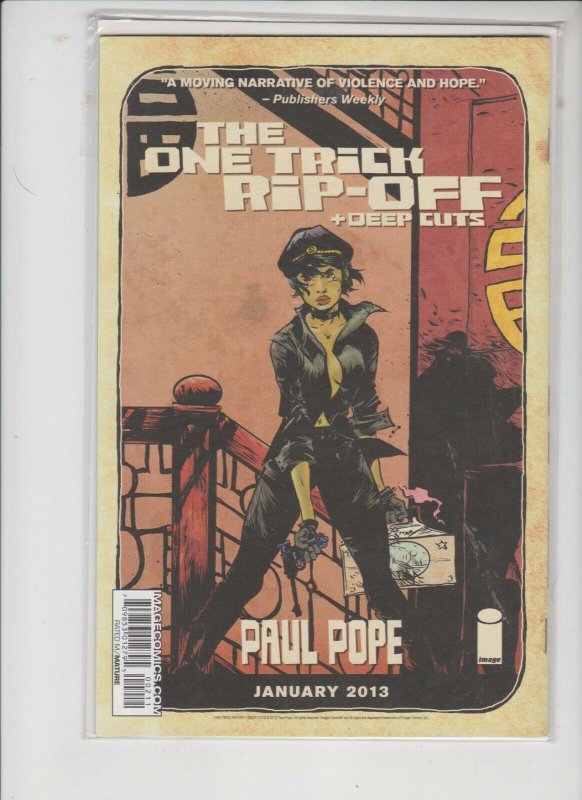 THE ONE TRICK RIP-OFF + DEEP CUTS #1 2013 IMAGE / NM / NEVER READ