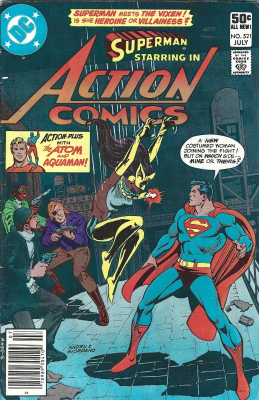 Action Comics #521 Newsstand Edition (1981)