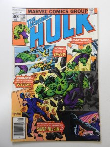 Incredible Hulk #215 VF- Condition!