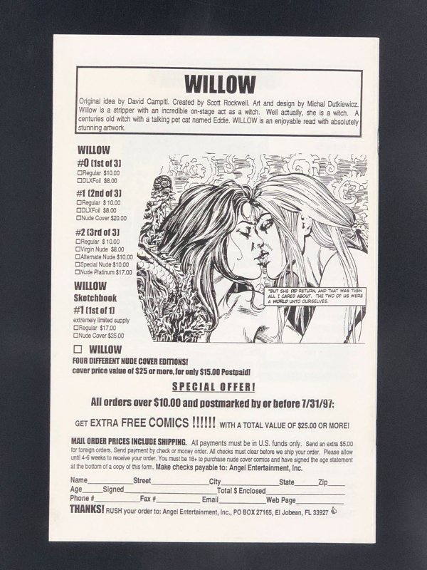 Forbidden X Angel #0 (1997)