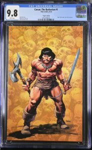 Conan The Barbarian #1 CGC 9.8 NYCC Exclusive Virgin Variant Titan Comics 2023