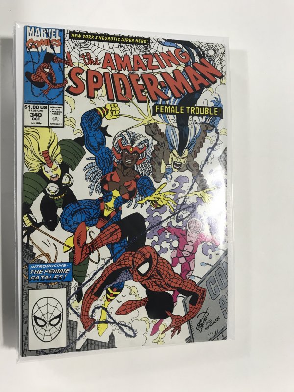 The Amazing Spider-Man #340 (1990) Spider-Man [Key Issue] FN3B222 FINE FN 6.0