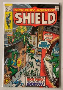 Nick Fury Agent of SHIELD #16 Marvel 1st Series (4.0 VG) 52-page giant (1970)