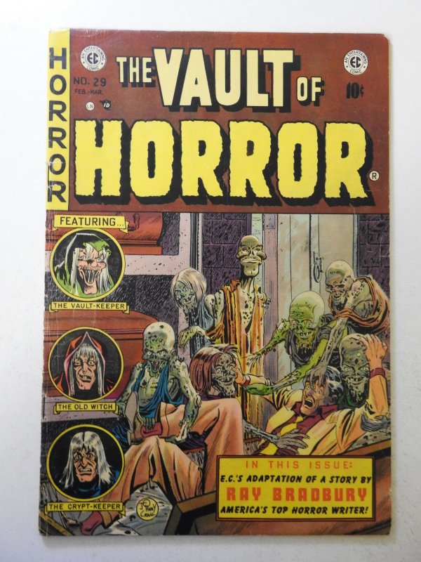 Vault of Horror #29 VG+ Condition 1 in tear fc