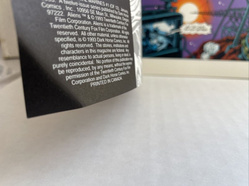 Aliens Colonial Marines #1 Dark Horse 1st Appearance Carmen Vasquez (B)