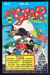 America vs. The Justice Society #1 (1985) - DC's Trial of the JSA - VF