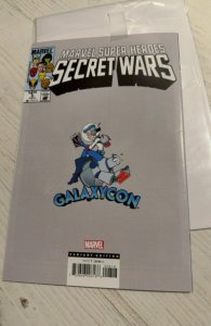 Marvel Super Heroes Secret Wars #8 Facsimile GalaxyCon Exclusive Virgin Variant