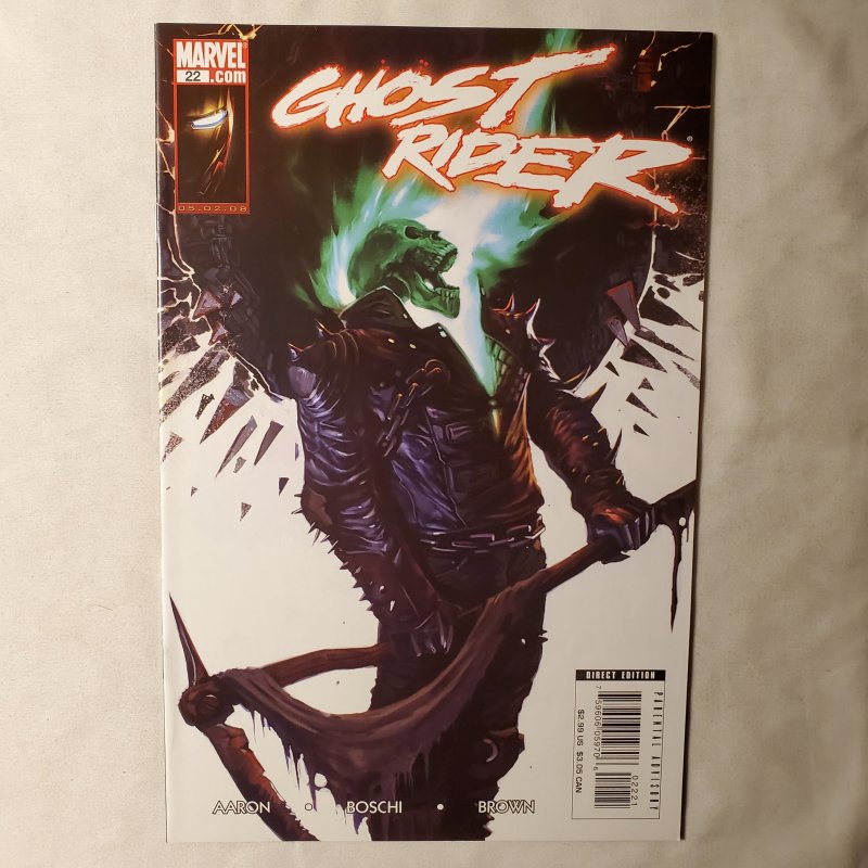 Ghost Rider 22 Near Mint Variant Cover by Marki Djurdjevic