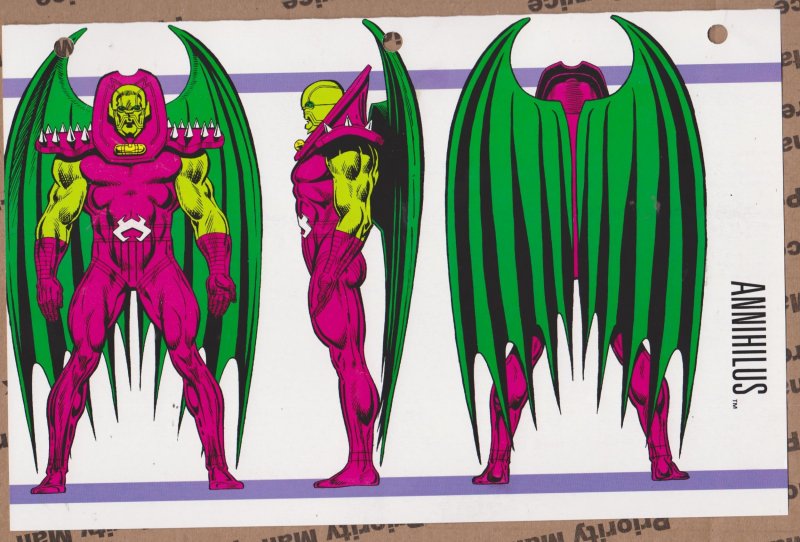 Official Handbook of the Marvel Universe Sheet - Annihilus