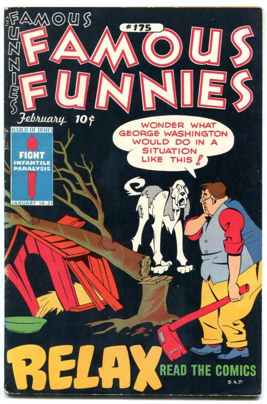 Famous Funnies #175 1949- relax read the comics- Buck Rogers FN+