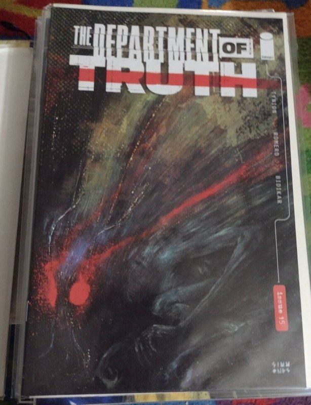 DEPARTMENT OF TRUTH   #15  2022 IMAGE COMICS SIMMONDS VARIANT COVER TYNION IV