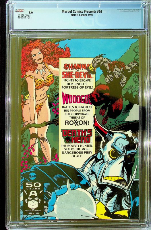 Marvel Comics Presents #76 (1991) - CGC 9.6 - Cert#4007871011