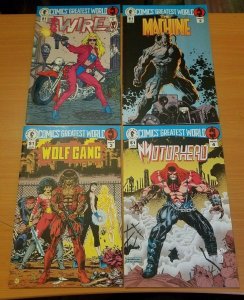 Comics Greatest World Steel Harbor 1-4 Complete Set Run! ~ NEAR MINT NM ~ 1993