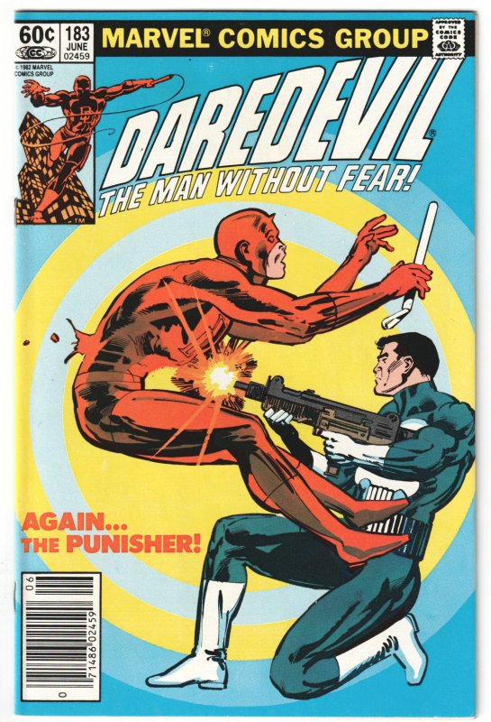 Daredevil #183 (1982) Punisher appearance!