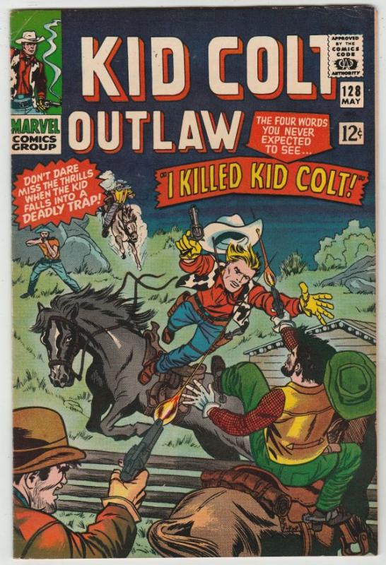 Kid Colt Outlaw #128 (May-66) VF/NM High-Grade Kid Colt