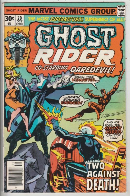 Ghost Rider, The #20 (Oct-76) VF High-Grade Ghost Rider