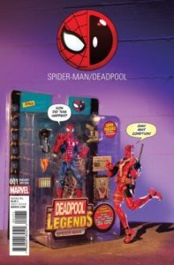 Spider-man / Deadpool #1 Action Figure Photo Variant | NM | Marvel Comics 2016 