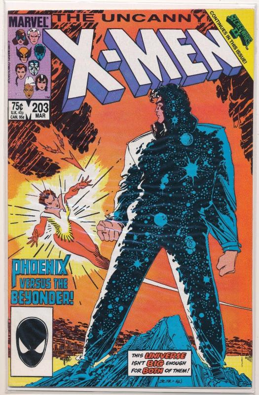 Marvel The Uncanny X-MEN #203 VF (RU007)