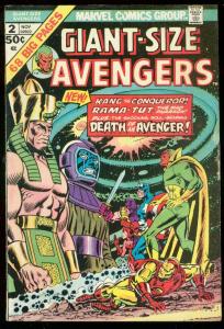 GIANT-SIZE AVENGERS #2 1974-KANG THE CONQUEROR FN