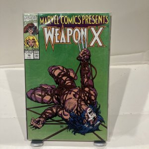 Marvel Comics Presents #75 ORIGIN OF WOLVERINE WEAPON X STORY ARC EPIC ART