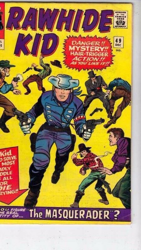 Rawhide Kid 49 strict FN/VF- 7.0 High-Grade Tons more Marvel Westerns up now