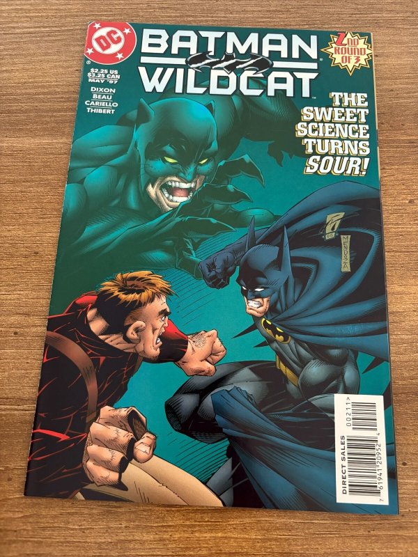 Lot Of 3 Batman Wildcat DC Comic Books # 1 2 3 VF-NM 1st Prints 1 J457