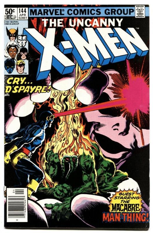 X-MEN #144 comic book 1981-MAN-THING-HIGH GRADE NM-