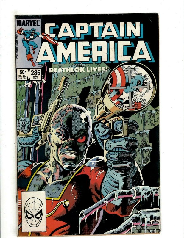 12 Captain America Marvel Comics 274 276 277 278 279 280 281 283 284 285 + NP14