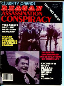 Reagan Assassination Conspiracy #1 Summer 1981-1st issue-crime pix-Fass-VG